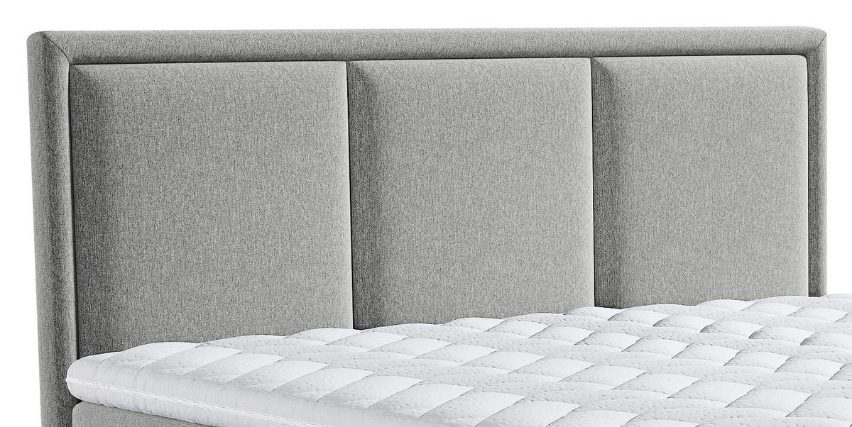BOXSPRINGBETT 180/200 cm  in Taupe  - Taupe, Design, Kunststoff/Textil (180/200cm) - MID.YOU