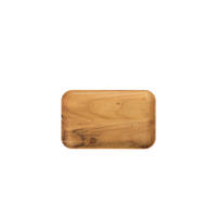SPEISETELLER RAW  - Teakfarben, Basics, Holz (23,7/14,9/1,8cm) - Aida