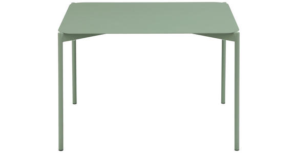 COUCHTISCH 60/60/40 cm quadratisch Grün  - Grün, Design, Metall (60/60/40cm) - Carryhome