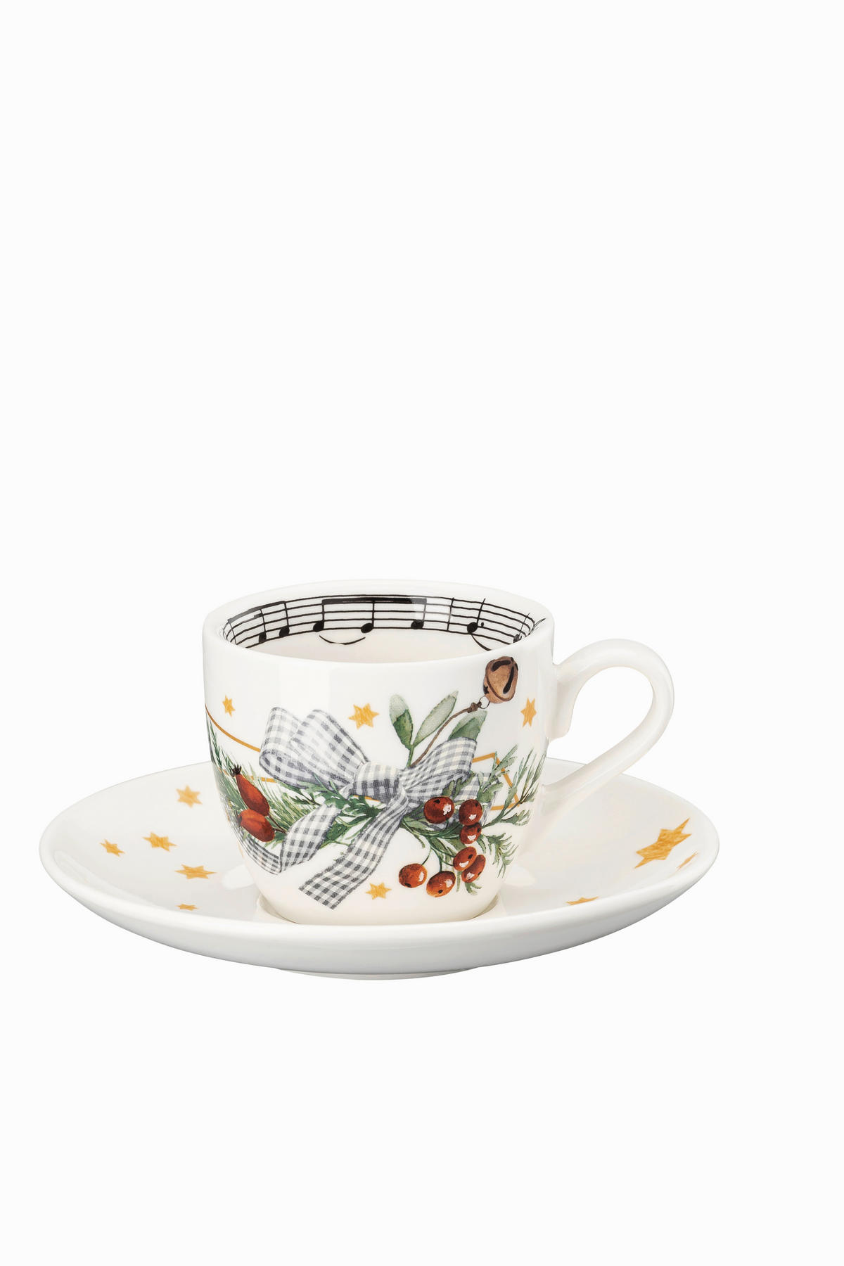 ESPRESO SKODELICA S KROŽNIKOM  Christmas 2024       - Basics (12/12/6cm) - Hutschenreuther
