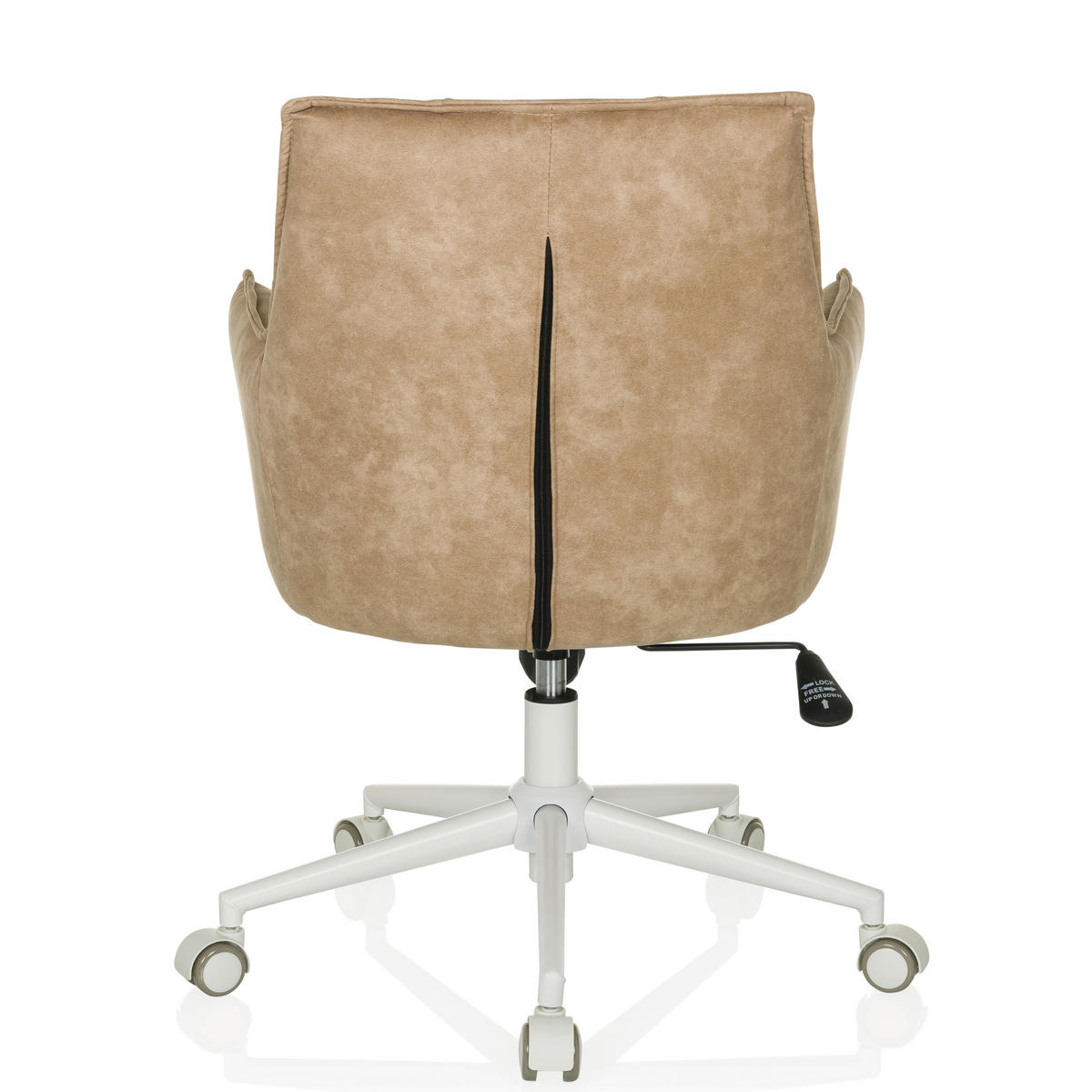 DREHSTUHL Beige  - Beige/Weiß, MODERN, Kunststoff/Textil (54/85/70cm) - MID.YOU