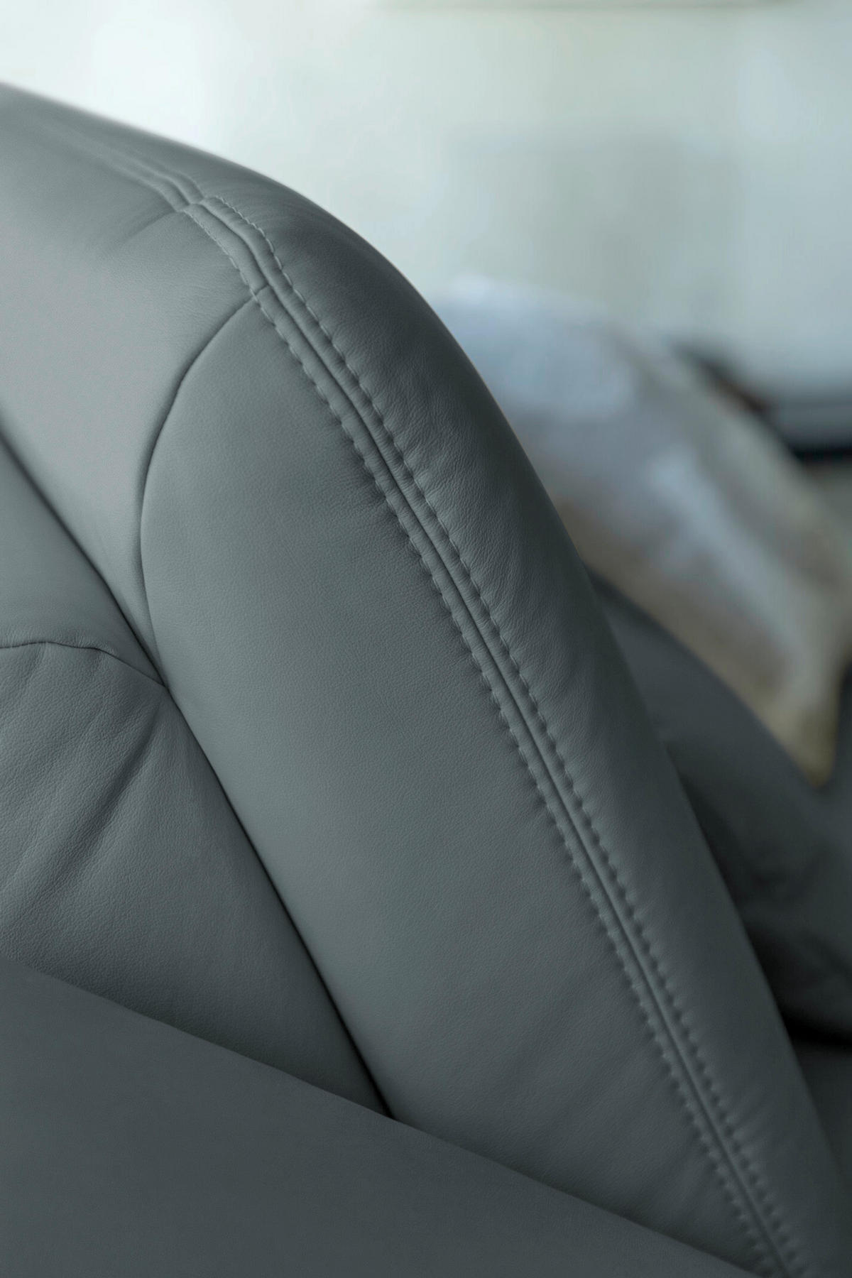ECKSOFA Echtleder Grau  - Schwarz/Grau, Konventionell, Leder/Metall (301/180cm) - Joop!
