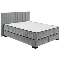 BOXBETT 160/200 cm  in Anthrazit  - Anthrazit/Schwarz, Modern, Holzwerkstoff/Kunststoff (160/200cm) - MID.YOU