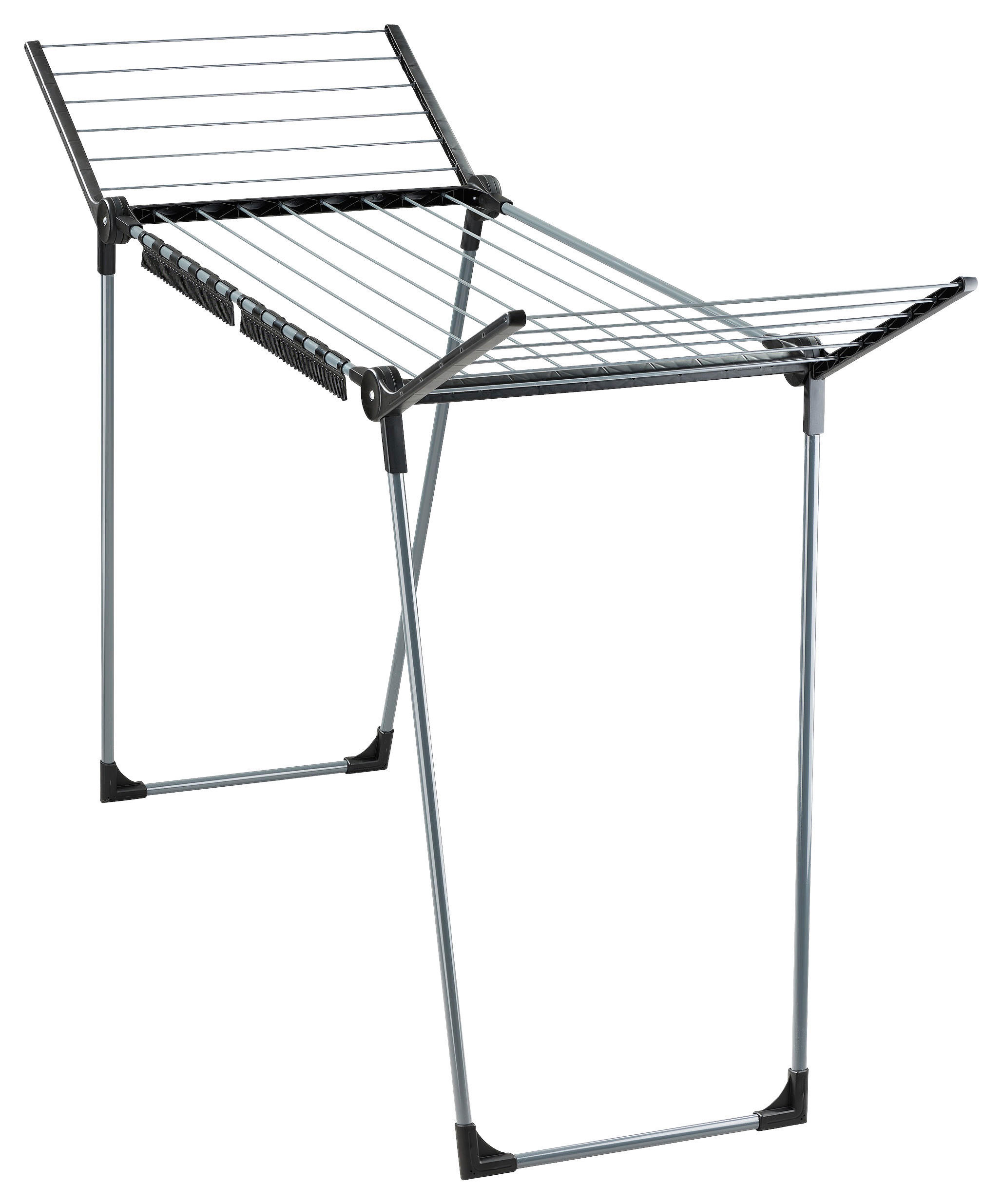 STALAK ZA SUŠENJE RUBLJA - crna, Basics, metal/plastika (157/87/55cm) - Leifheit