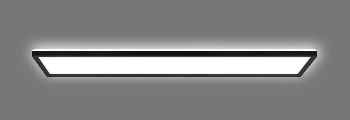 LED-PANEL  TAVA //4000 K// - črna, Basics, umetna masa (98/20/3cm)