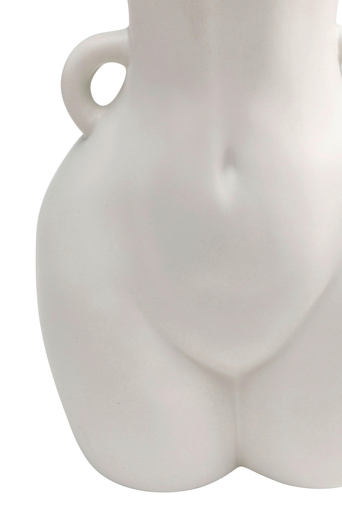 VASE 21,5 cm  - Weiß, Design, Keramik (16/21/12cm) - Kare-Design