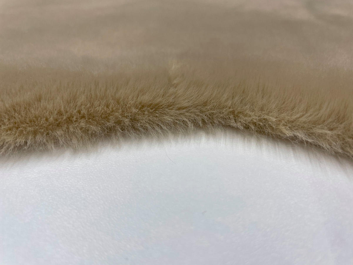 KUNSTFELL 60/90 cm Goldfarben  - Goldfarben, KONVENTIONELL, Textil (60/90cm) - Novel