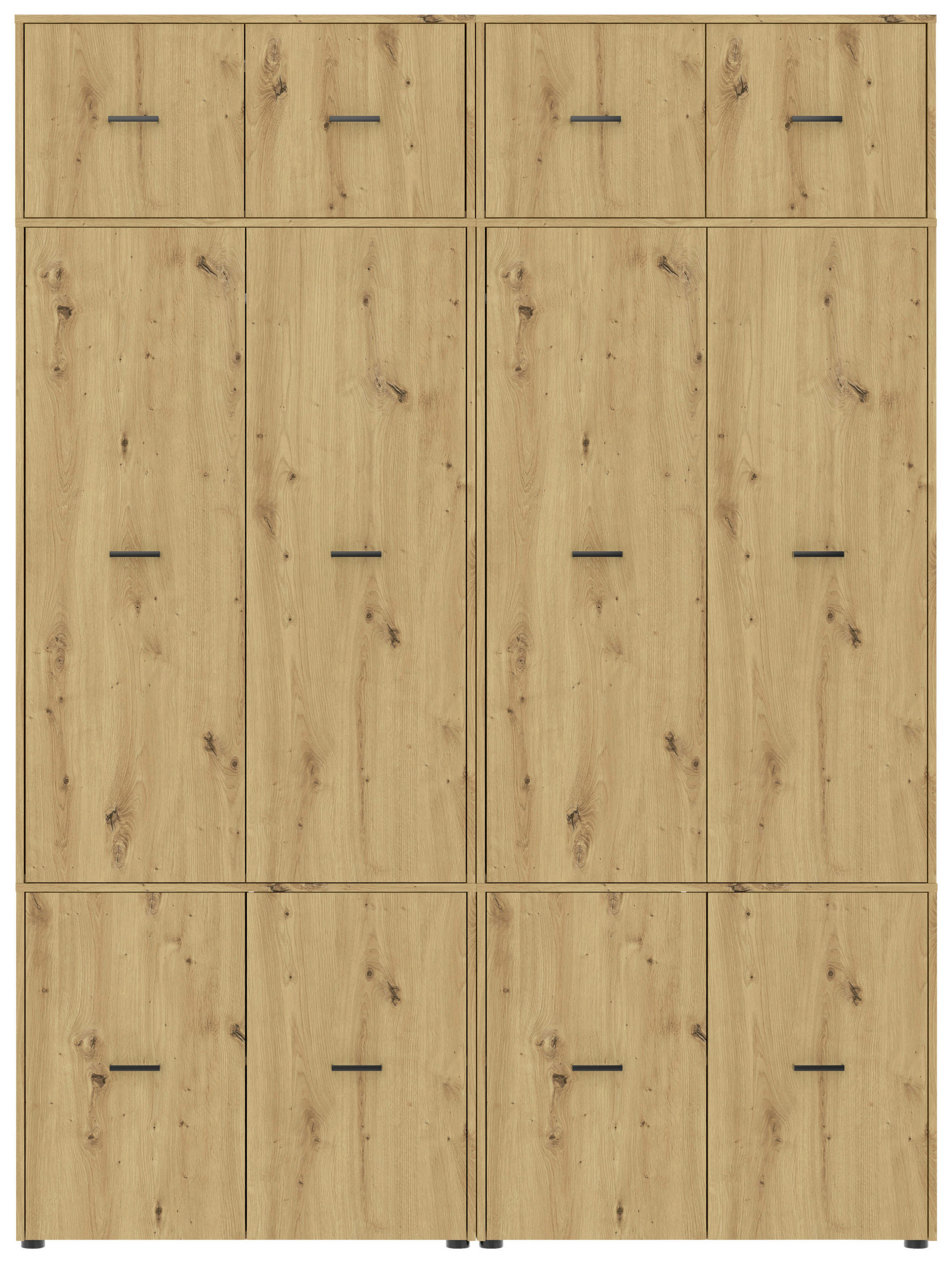 Kleiderschrank Kivo Eiche Artisan Dekor, B: 180 Cm