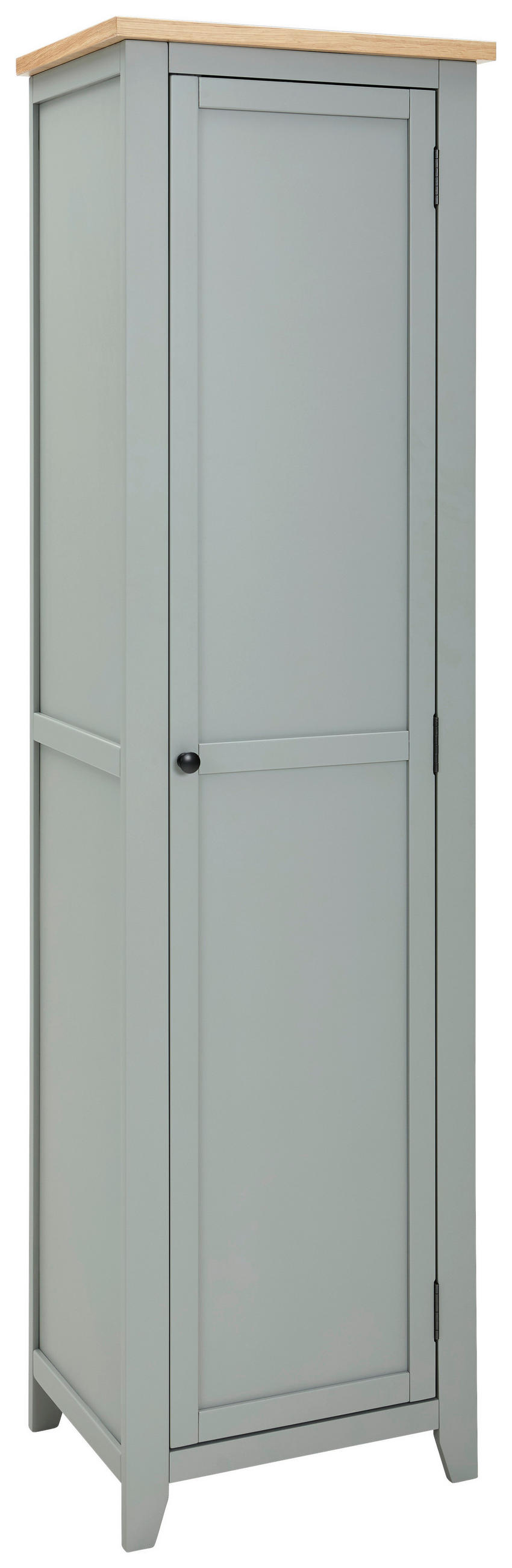 GARDEROBENSCHRANK 56/200/43 cm  - Silberfarben/Naturfarben, LIFESTYLE, Holz/Holzwerkstoff (56/200/43cm) - MID.YOU