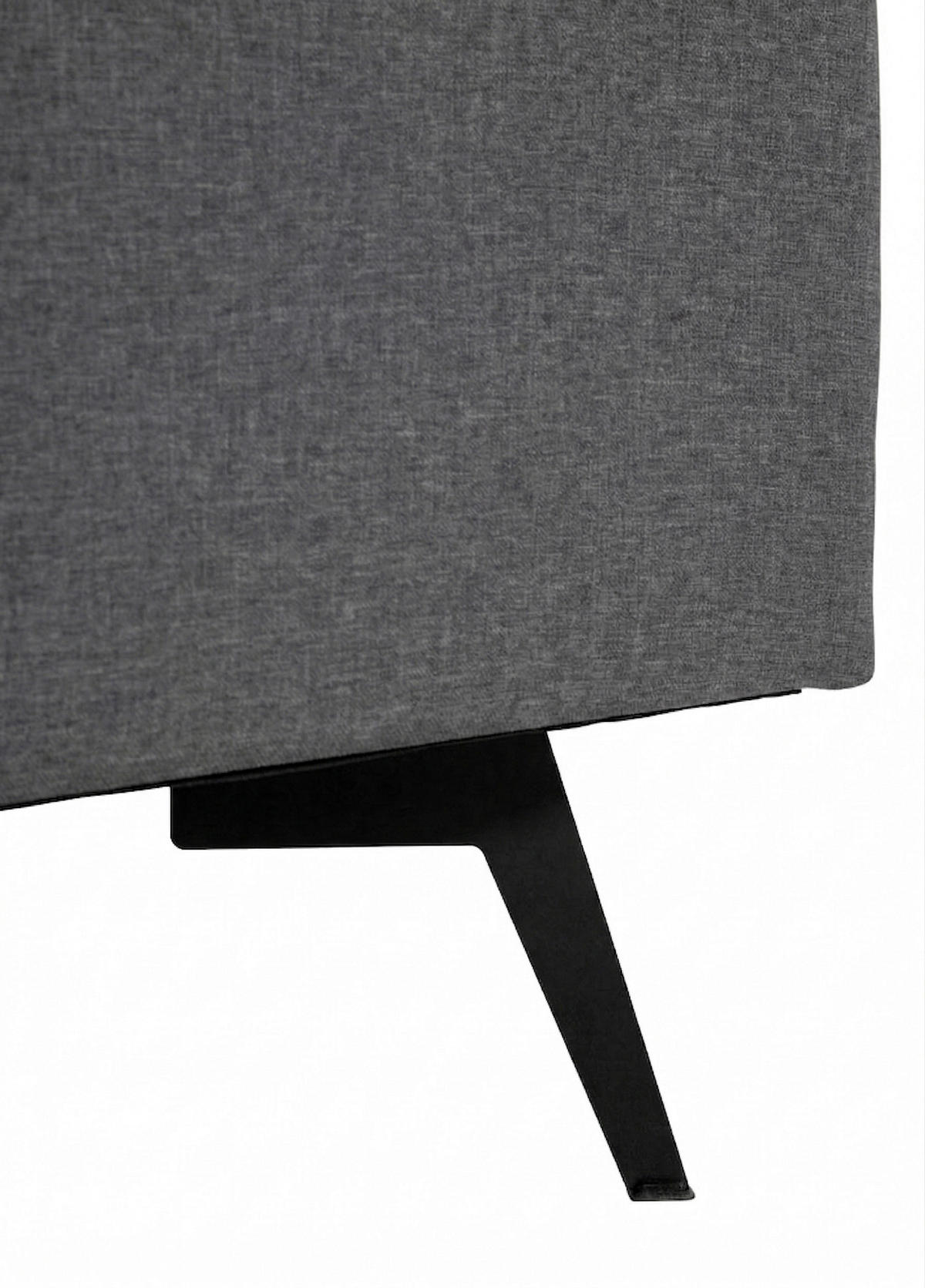 POLSTERBETT Anthrazit 200/200 cm  - Anthrazit, MODERN, Holz/Textil (200/200cm) - MID.YOU