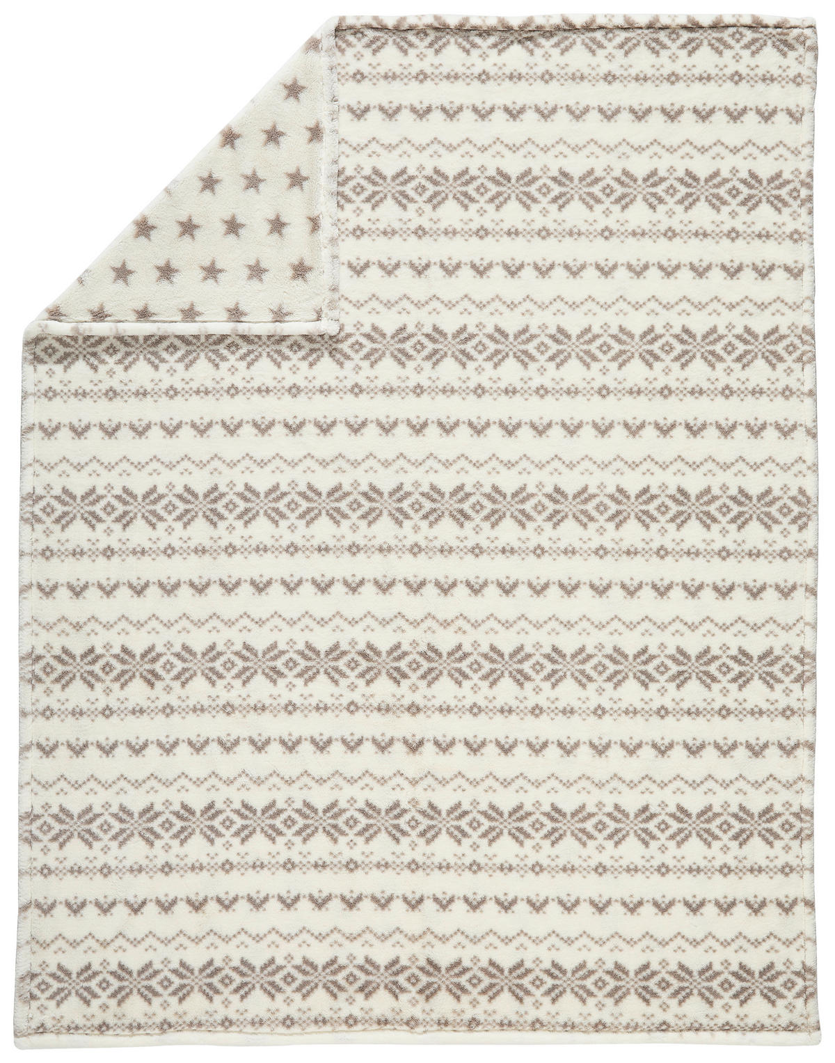WOHNDECKE 150/200 cm  - Taupe/Creme, Textil (150/200cm) - X-Mas