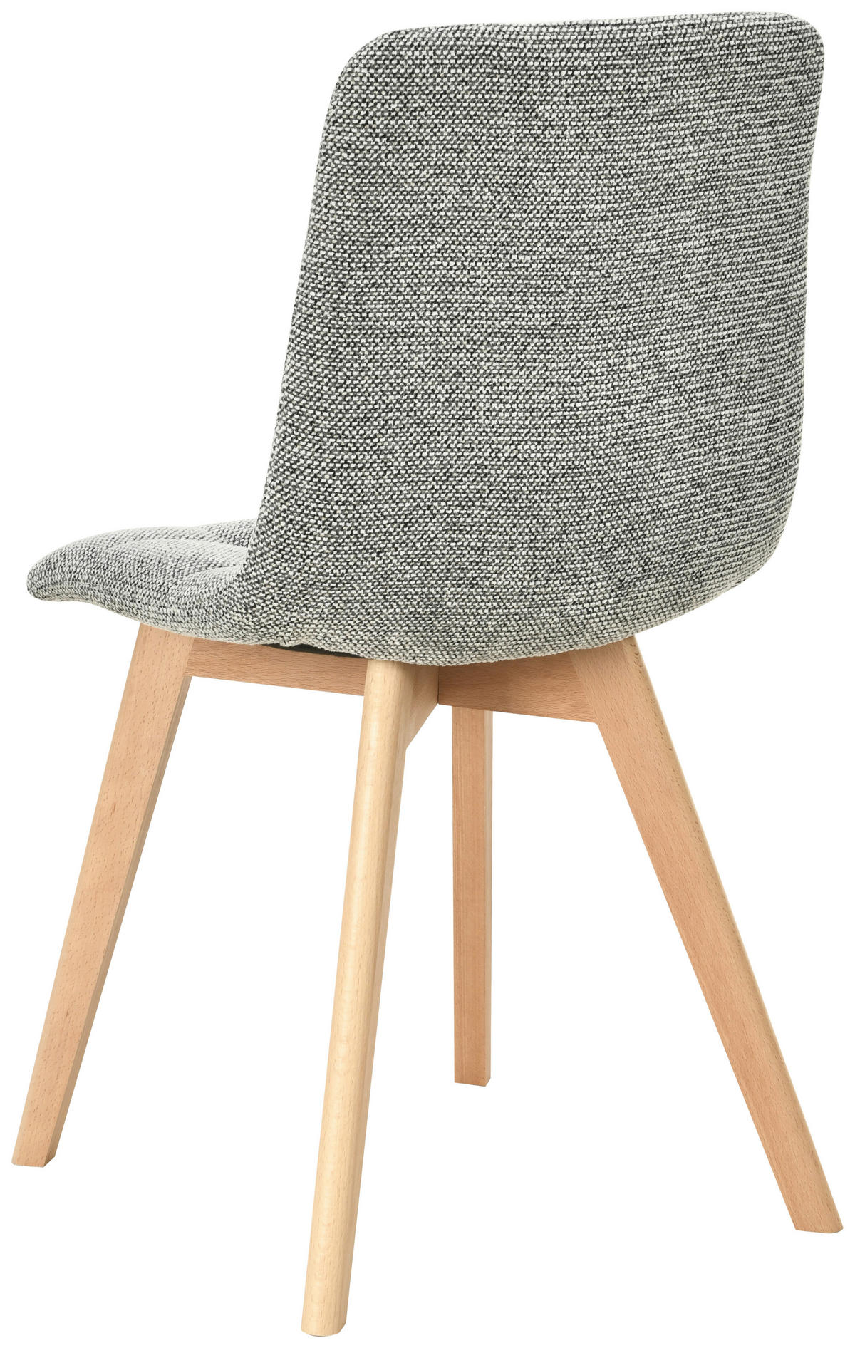 STUHL  Stoffauswahl Leinenoptik  - Naturfarben/Grau, Design, Holz/Textil (45/89/53cm) - Carryhome