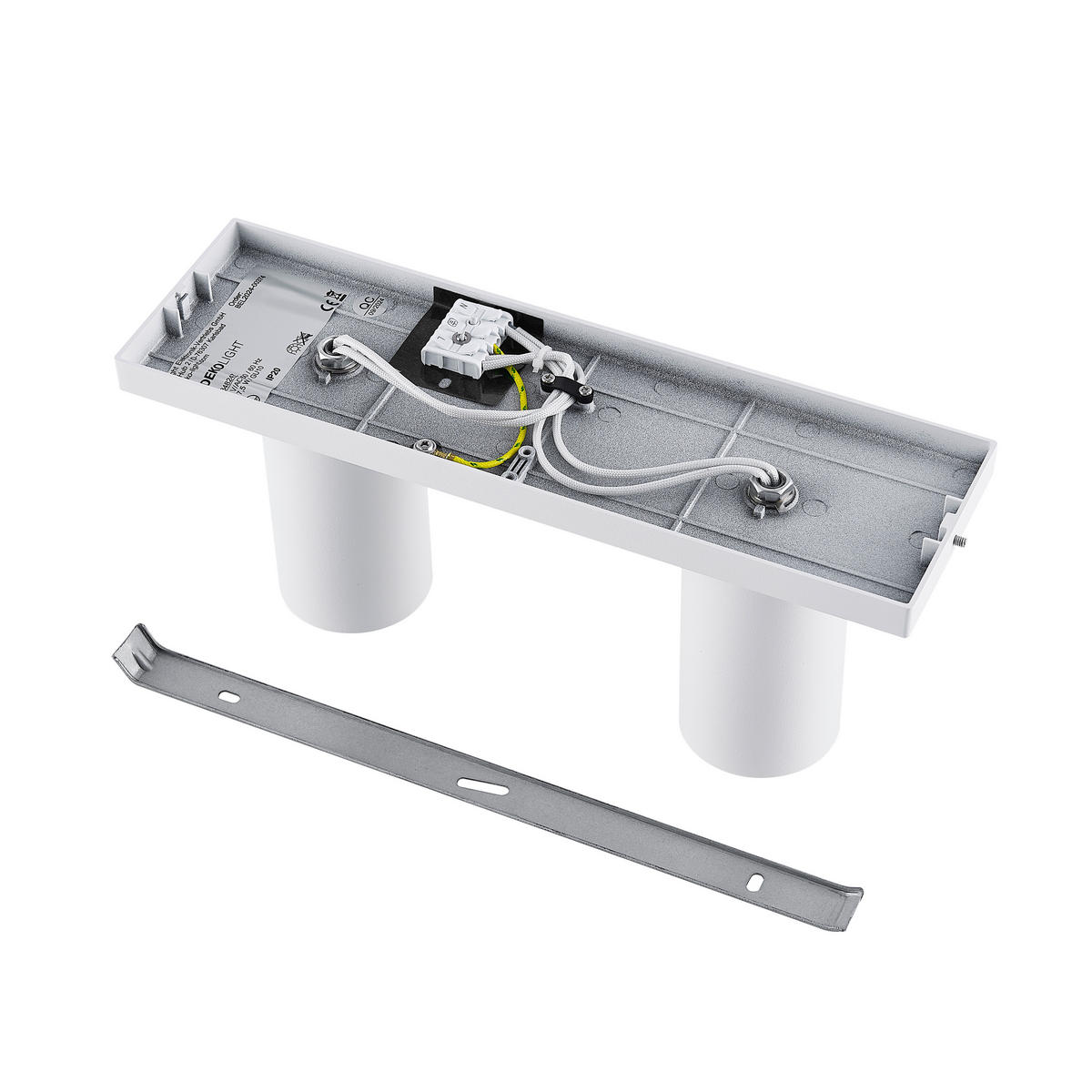 DECKENSTRAHLER - Weiss, Design, Metall (30/9/12,5cm)
