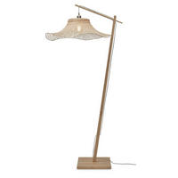 GOLVLAMPA GOOD&MOJO 65/83/176 cm    - svart/naturfärgad, Trend (65/83/176cm) - Good & Mojo