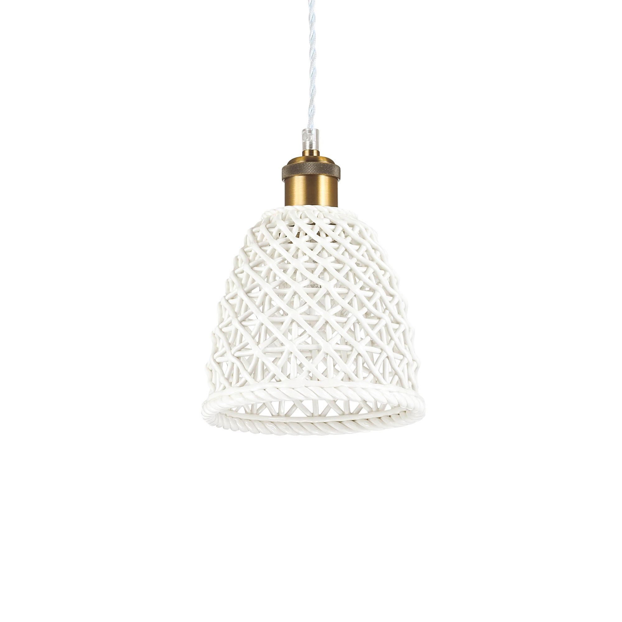 SVJETILJKA VISEĆA  16/46/221 cm      Lugano  - bijela, Trend, metal/keramika (16/46/221cm)