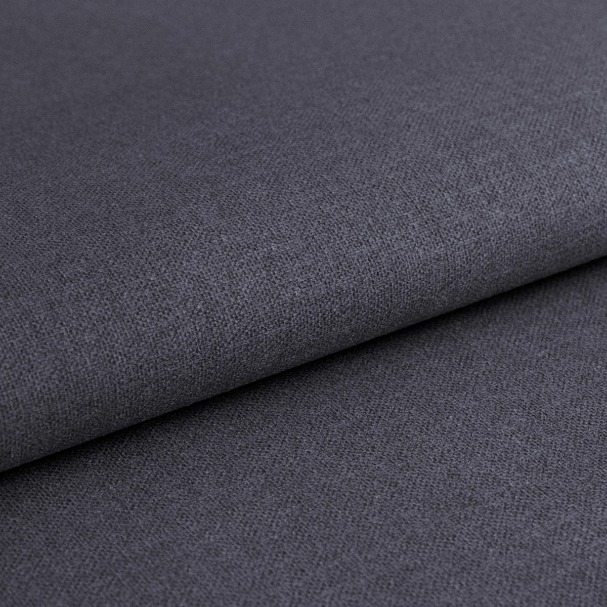 ECKSOFA Dunkelblau Chenille  - Chromfarben/Dunkelblau, KONVENTIONELL, Textil/Metall (234/312cm) - Livetastic