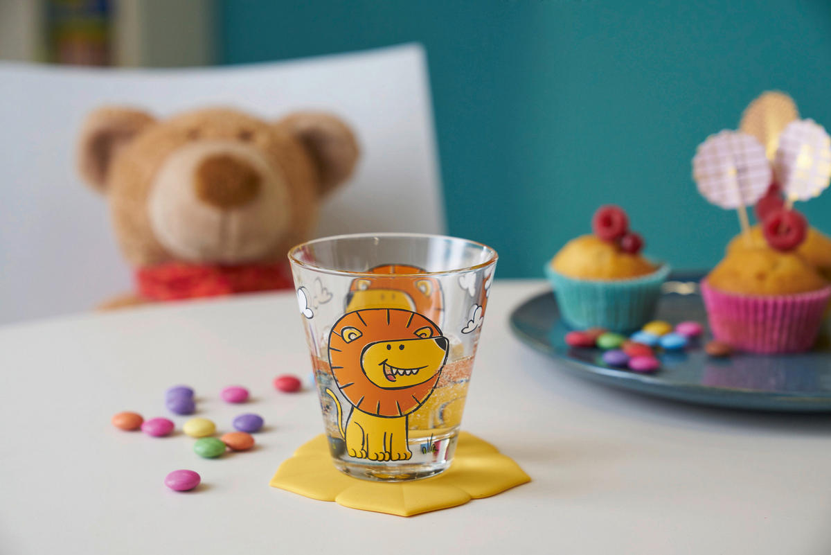 KINDER-GLÄSERSET Bambini 6-teilig  - Transparent, Trend, Glas (8,5/9/8,5cm) - Leonardo