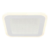 LED-DECKENLEUCHTE 23/23/4 cm   - Opal/Weiß, Design, Kunststoff/Metall (23/23/4cm) - Globo