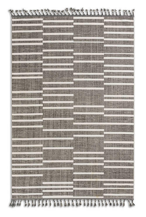 WEBTEPPICH 200/290 cm Grau, Weiß  - Weiß/Grau, Design, Textil (200/290cm) - Novel