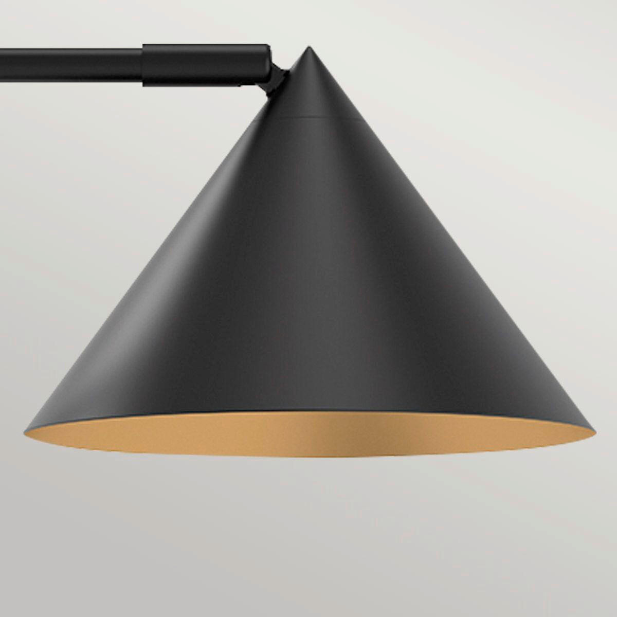 TISCHLEUCHTE   - Klar/Schwarz, KONVENTIONELL, Metall (51/19,7/26,7cm) - Elstead Lighting