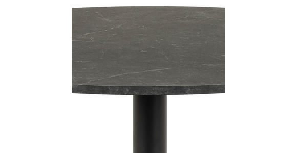 ESSTISCH in Holzwerkstoff - Schwarz, Design, Holzwerkstoff/Metall (110/74cm) - Carryhome