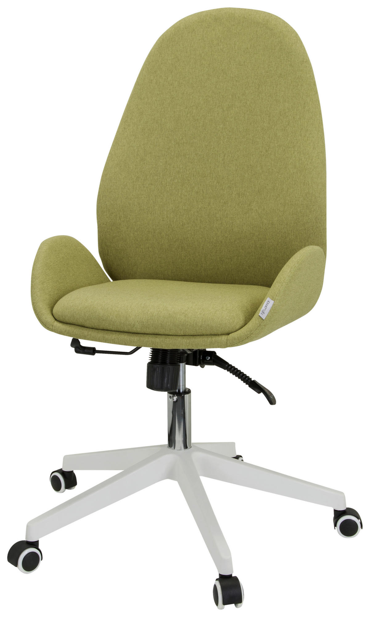 OTOČNÁ ŽIDLE, plochá tkanina, zelená - bílá/zelená, Basics, textil/plast (56/104/58cm) - MID.YOU
