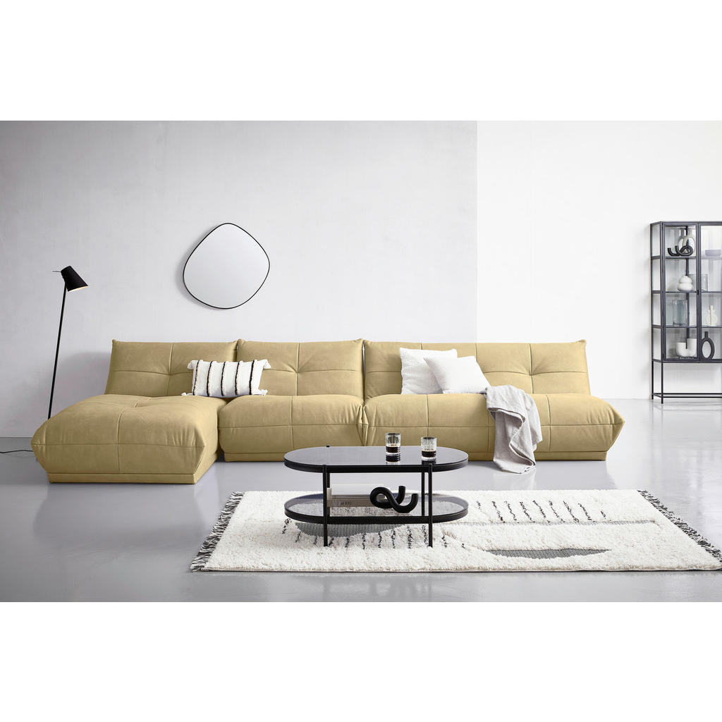 Thumbnail - Livetastic Sofaelement, Beige, Textil, 2-Sitzer, 105x80x112 cm, Made in EU, Rücken echt, individuell planbar, Wohnzimmer...