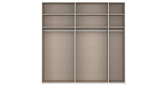 SCHWEBETÜRENSCHRANK  in Graphitfarben, Grau  - Graphitfarben/Grau, Design, Glas/Holzwerkstoff (226/235/68cm) - Xora