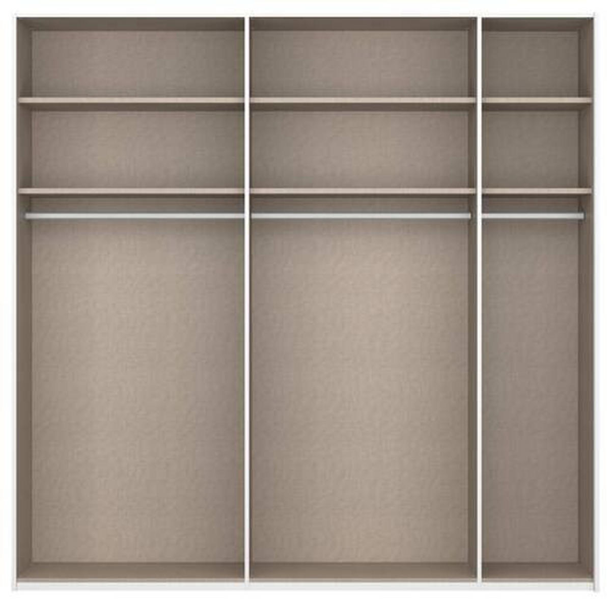 SCHWEBETÜRENSCHRANK in Eiche Artisan  - Eiche Artisan, Design, Glas/Holzwerkstoff (226/223/68cm) - Xora
