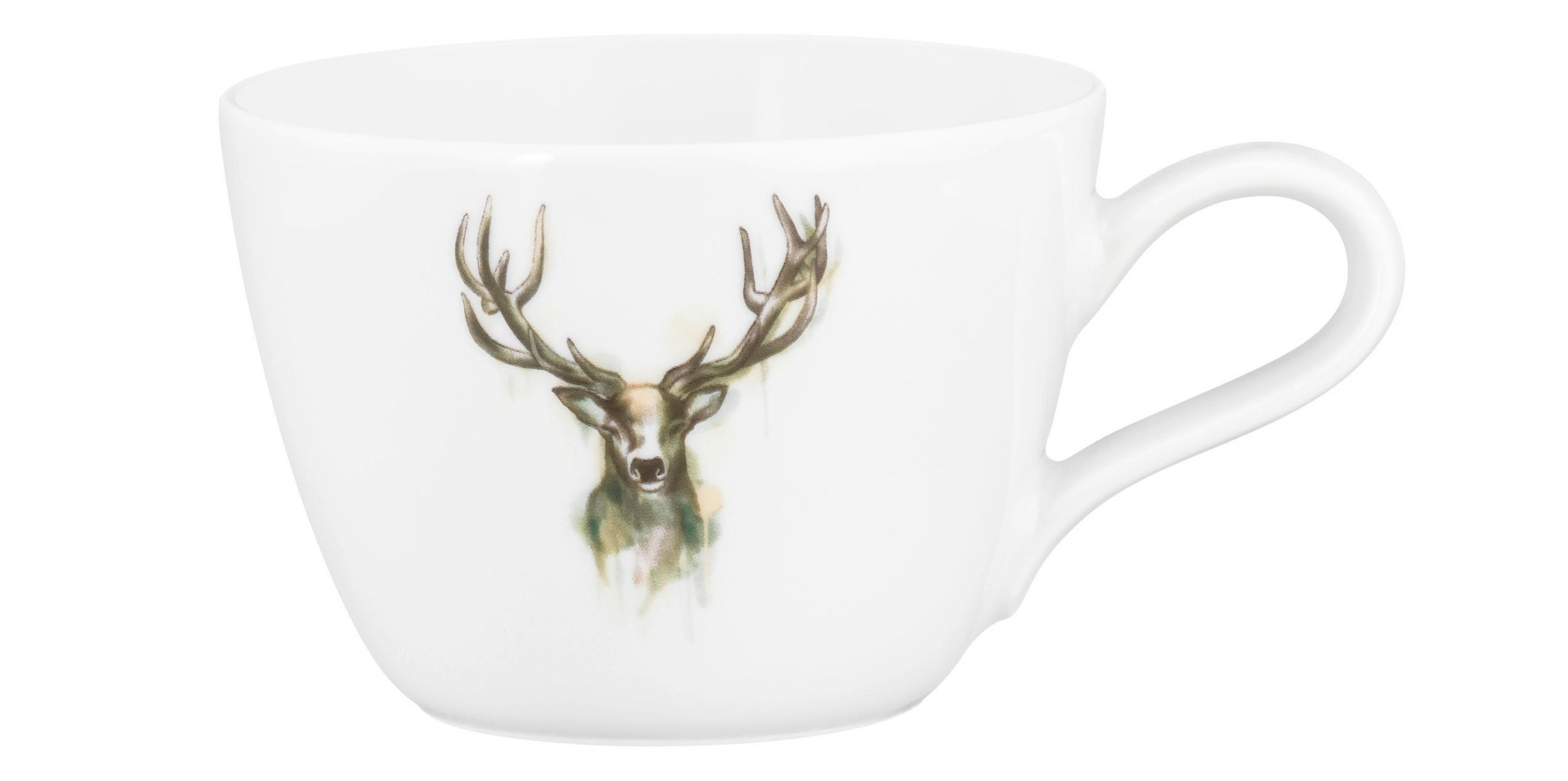 KAFFEETASSE   240 ml  - Weiß, Natur, Keramik (0,24l) - Seltmann Weiden