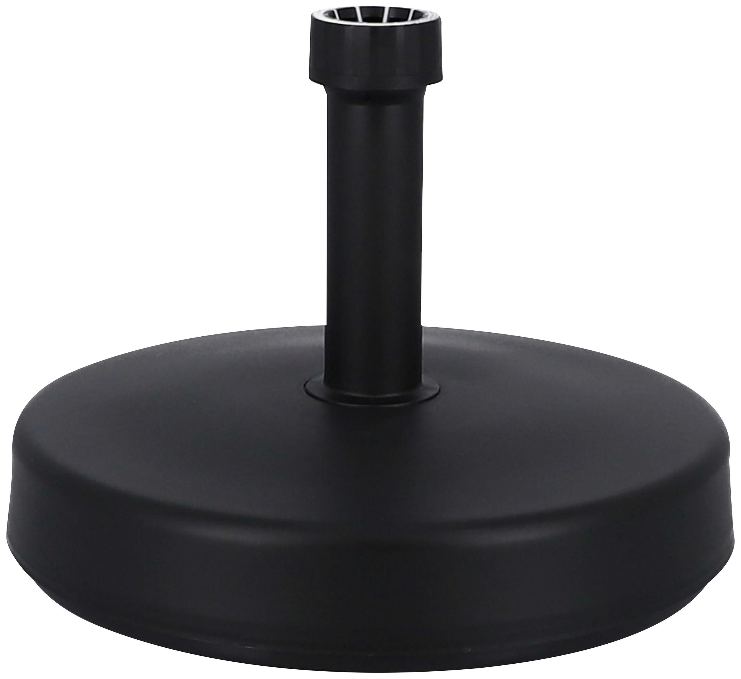 SONNENSCHIRMSTÄNDER Schwarz  - Schwarz, Basics, Kunststoff (45/33/45cm) - Jan Kurtz