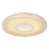 LED-DECKENLEUCHTE  38/6,5 cm    - Klar/Chromfarben, Basics, Kunststoff/Metall (38/6,5cm) - Globo