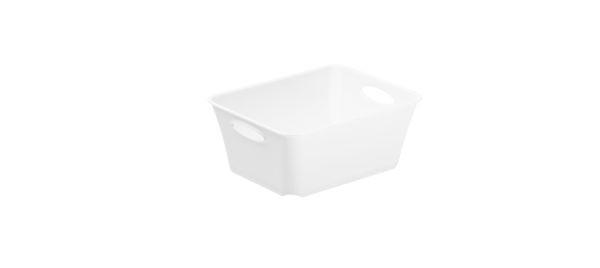 KOŠARA   14,6/11,4/6 cm      - bijela, Konvencionalno, plastika (14,6/11,4/6cm) - Rotho