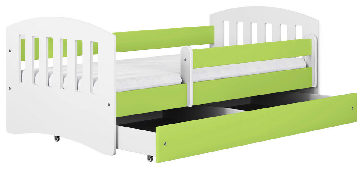 KINDER-/JUNIORBETT - Birkefarben/Weiß, MODERN, Holz/Holzwerkstoff (80/140cm) - MID.YOU