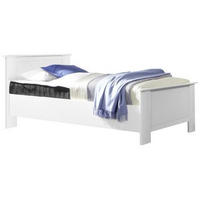 BETT 100/200 cm  in Weiß  - Weiß, KONVENTIONELL (100/200cm) - Boxxx