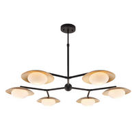 HÄNGELEUCHTE Endon Ruffle 85/47-73 cm   - Goldfarben/Opal, KONVENTIONELL, Glas (85/47-73cm) - ENDON