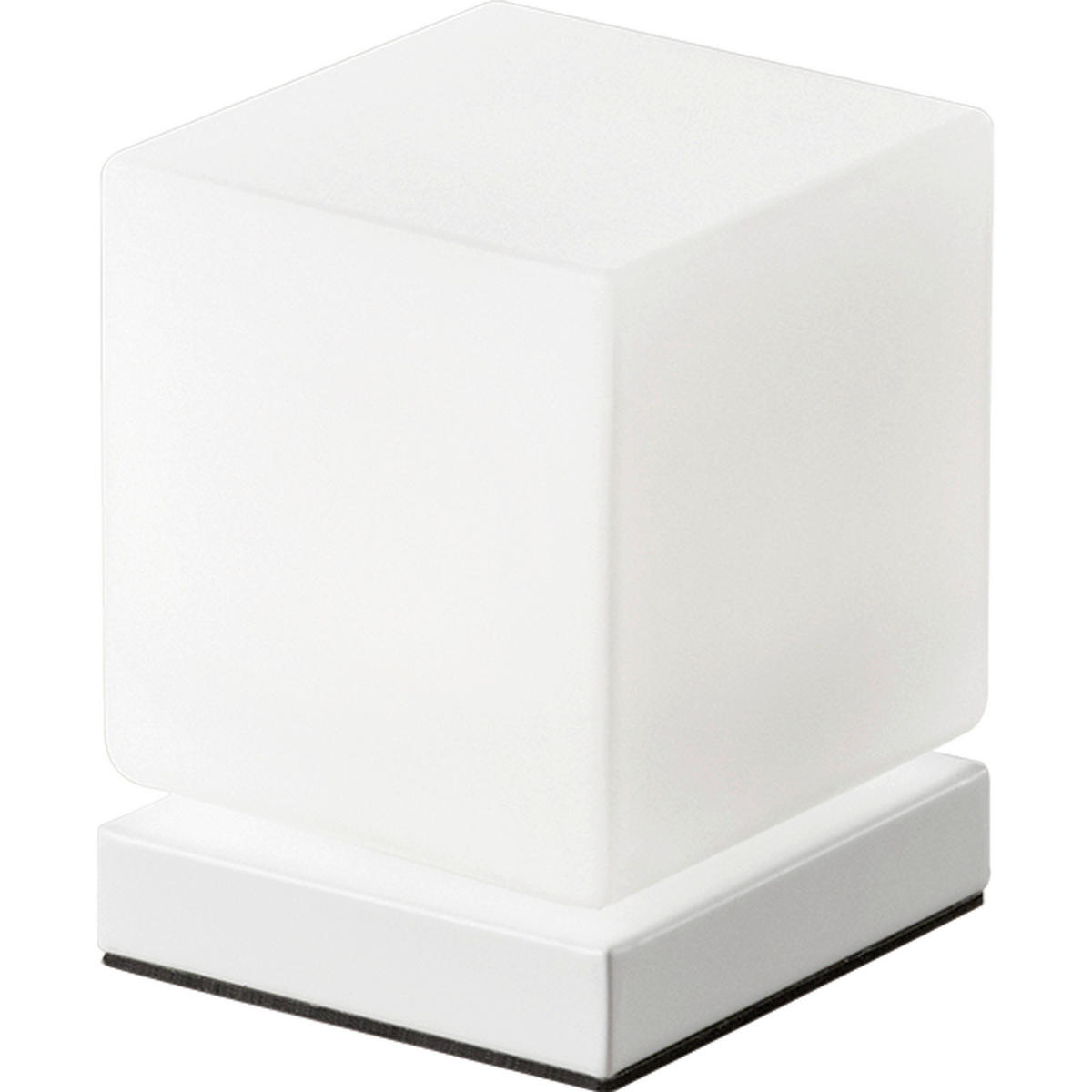 LED-TISCHLEUCHTE 11/11/14 cm   - Weiß, Basics, Glas/Metall (11/11/14cm) - Fabas Luce