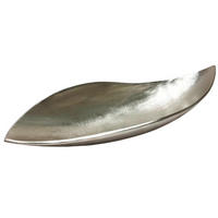 DEKORAČNÍ MISKA - barvy niklu, Basics, kov (35/12/8,5cm) - Ambia Home