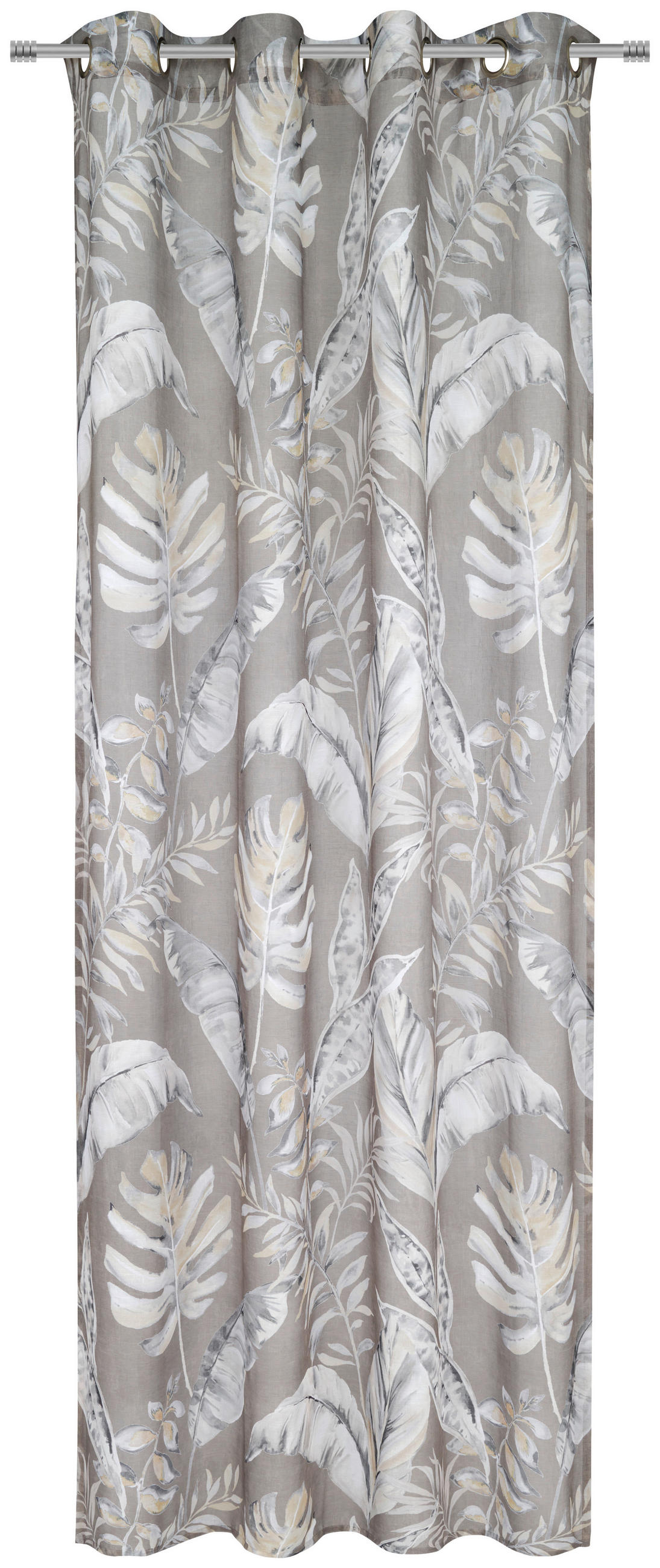 ÖSENVORHANG halbtransparent  - Taupe, Design, Textil (140/245cm) - Esposa