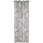 ÖSENVORHANG halbtransparent  - Taupe, Design, Textil (140/245cm) - Esposa