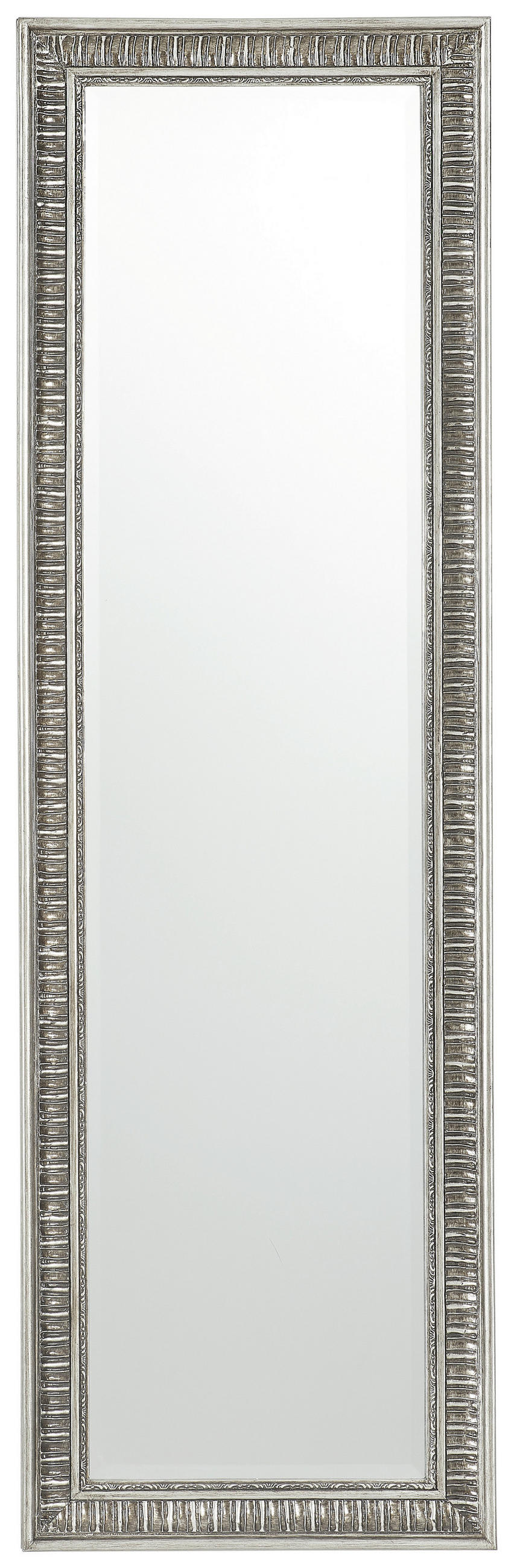 NÁSTENNÉ ZRKADLO 132/40,5/3 cm  - strieborná, Lifestyle, kompozitné drevo/sklo (132/40,5/3cm) - Xora