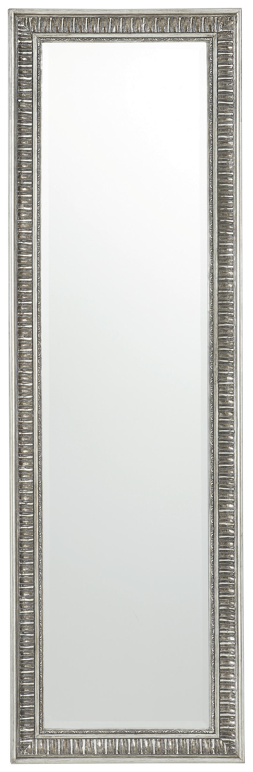NÁSTENNÉ ZRKADLO 132/40,5/3 cm  - strieborná, Lifestyle, kompozitné drevo/sklo (132/40,5/3cm) - Xora