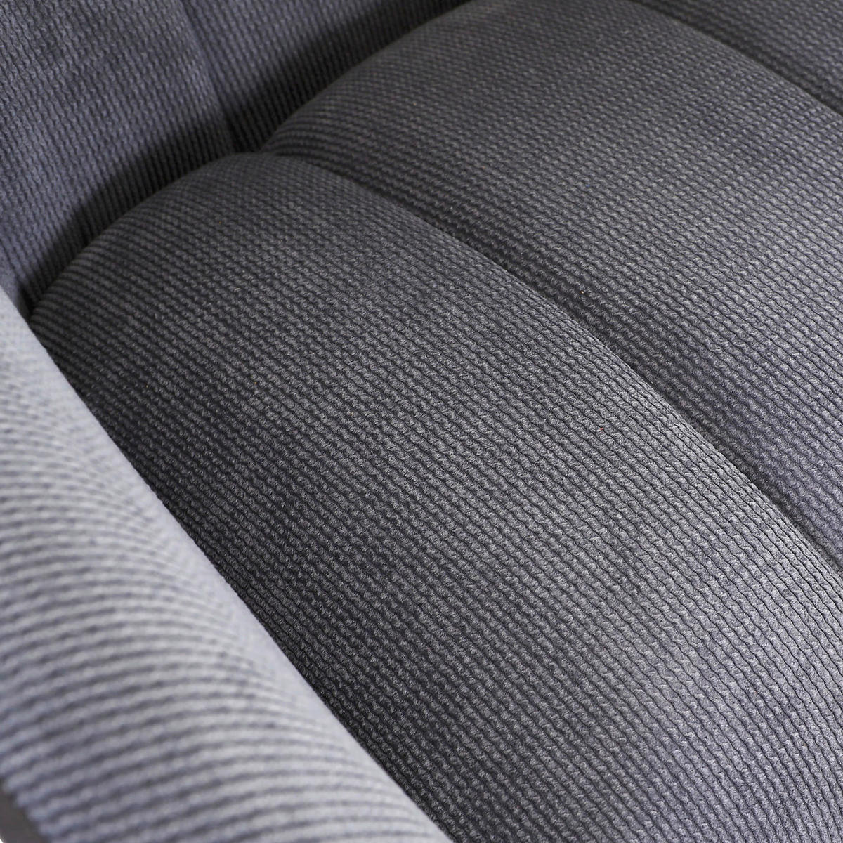 ARMLEHNSTUHL  in Samt, Flachgewebe  - Anthrazit/Schwarz, Design, Textil/Metall (59/85/59cm) - Novel