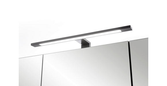 SPIEGELSCHRANK 105/64/20 cm  - Wildeiche/Schwarz, KONVENTIONELL, Glas/Holzwerkstoff (105/64/20cm) - Xora