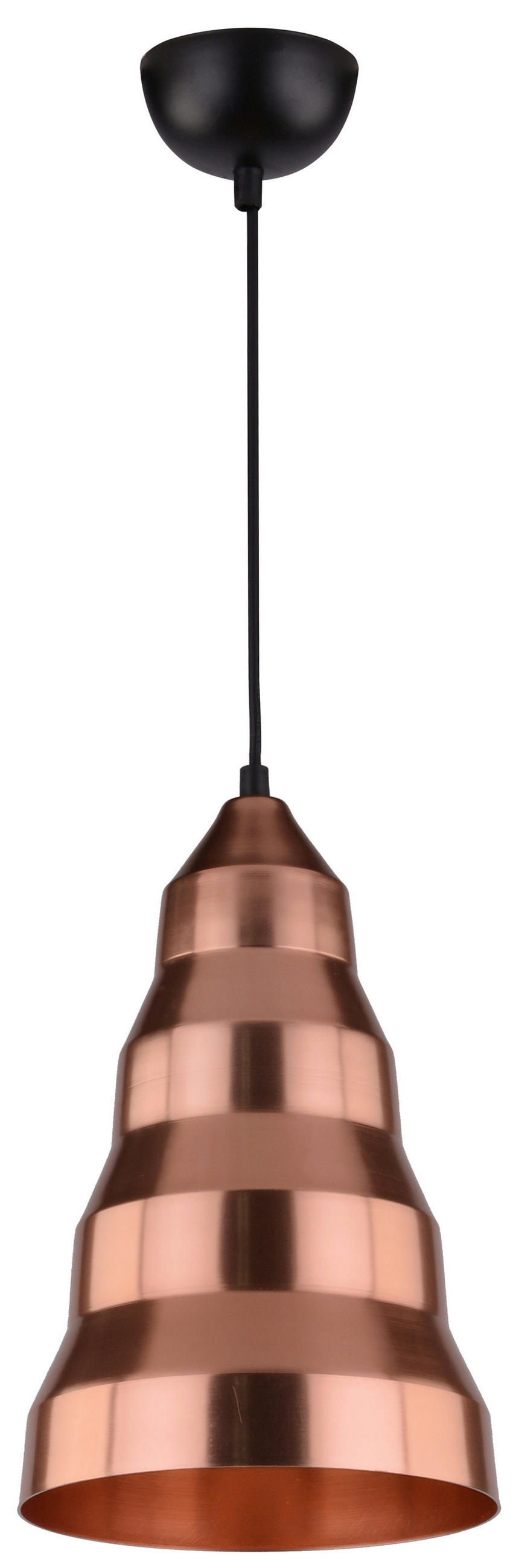 XXXLutz Pendelleuchte Vesuvio Kupfer 20x130x20 cm