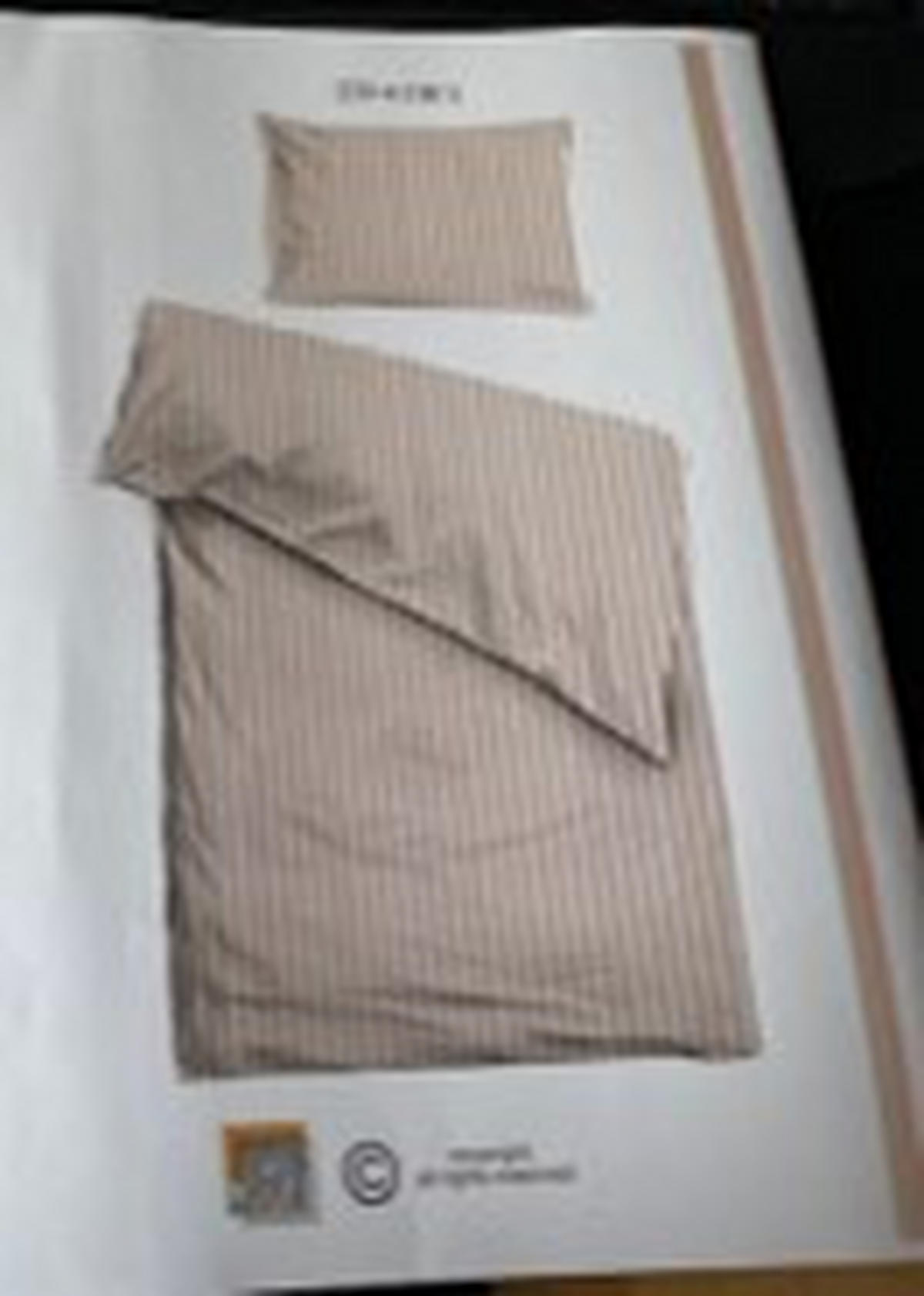 BETTWÄSCHE Renforcé 200/200 cm  - Braun/Weiß, Textil (200/200cm) - Novel