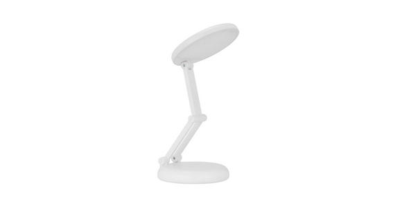 LED-SCHREIBTISCHLEUCHTE 12,5/23,5 cm   - Weiß, Basics, Kunststoff (12,5/23,5cm) - Novel