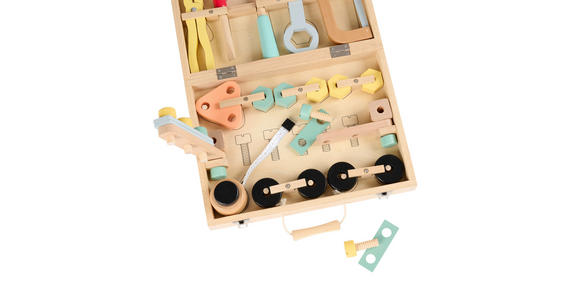 KINDER-WERKZEUGKOFFER  - Multicolor, Basics, Holz/Holzwerkstoff (31,5/23,5/5,9cm) - My Baby Lou