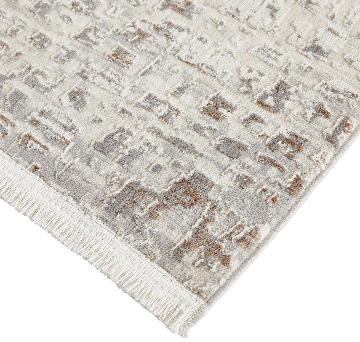 VÄVD MATTA 80/150 cm Pescara  - beige/cremefärgad, Design, textil (80/150cm) - Novel