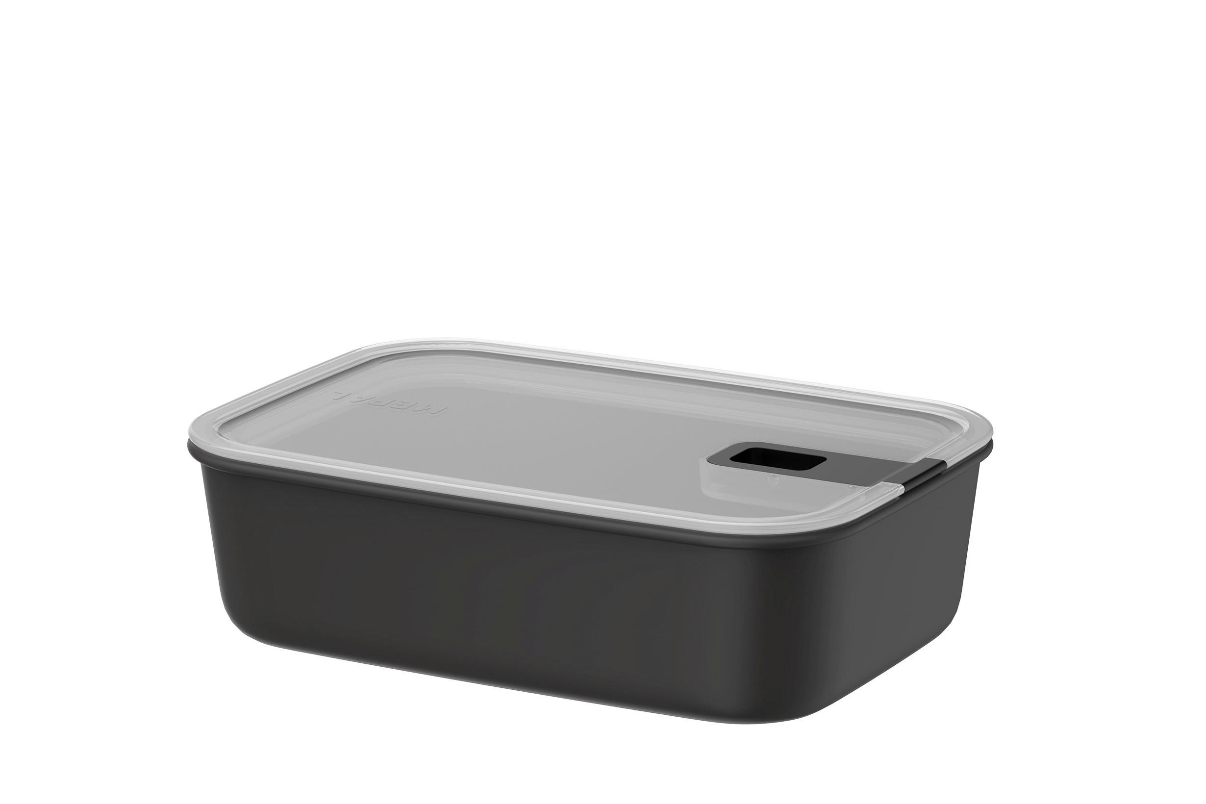 Mepal Frischhaltedose Easyclip Klar, Schwarz 16.7x7.0x23.8 cm